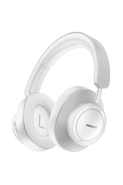 Promate Wireless stereo headphones with high sound quality and up to 12 hours of playtime