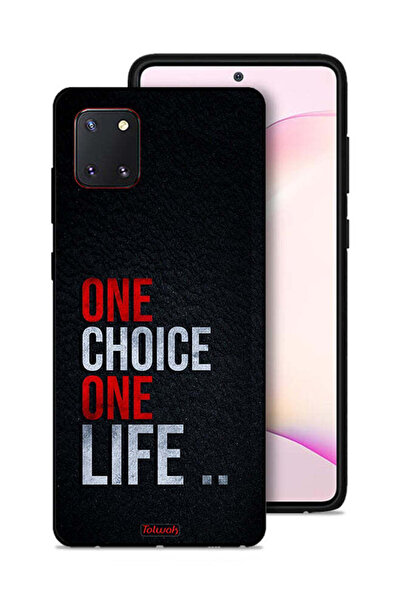 Tolwak غطاء حماية لهاتف سامسونج جالكسي نوت 10 لايت - اختيار واحد، حياة واحدة