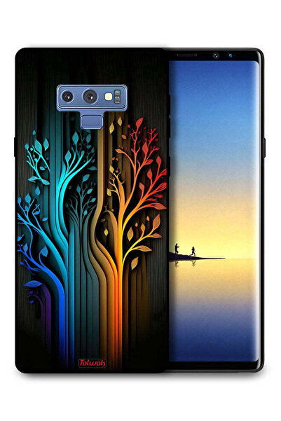 Tolwak غطاء حماية لهاتف سامسونج جالكسي نوت 9 بتصميم أوراق الشجر