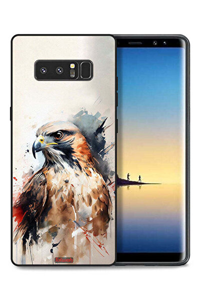 Tolwak غطاء حماية لهاتف سامسونج جالاكسي نوت 8 بتصميم نسر تجريدي