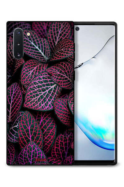 Tolwak غطاء حماية لهاتف سامسونج جالكسي نوت 10 بطبعة أوراق سالجا