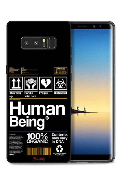 Tolwak غطاء حماية لهاتف سامسونج جالكسي نوت 8 - ملصق إنسان