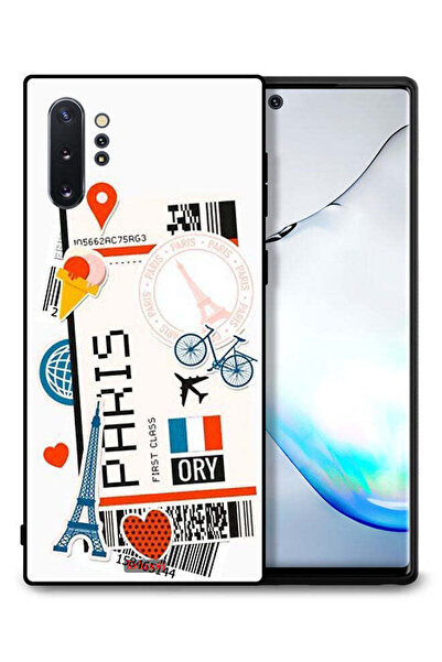 Tolwak غطاء حماية لهاتف سامسونج جالكسي نوت 10 بلس، ملصق باريس