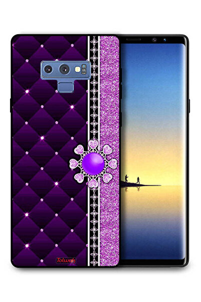 Tolwak غطاء حماية لهاتف سامسونج جالكسي نوت 9 بقلوب لامعة