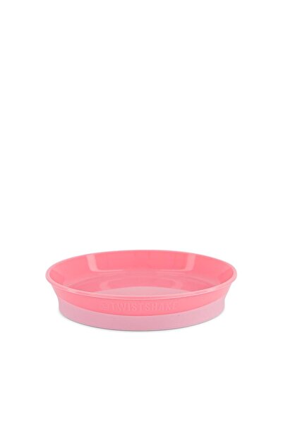 Twistshake Pink Covered Baby Kids Plate (6+ Months)