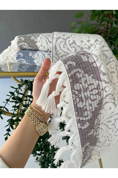 sarra 50X90 Sare Tie Damask 3-Piece Towel V2