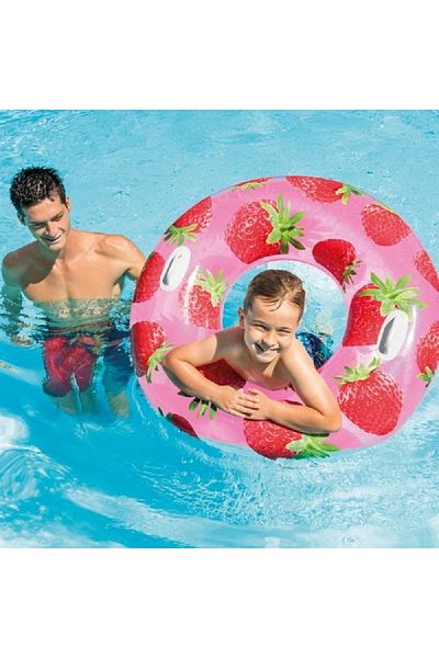 Intex Assorted Design Inflatable Tropical Fruit Tubes Multicolor