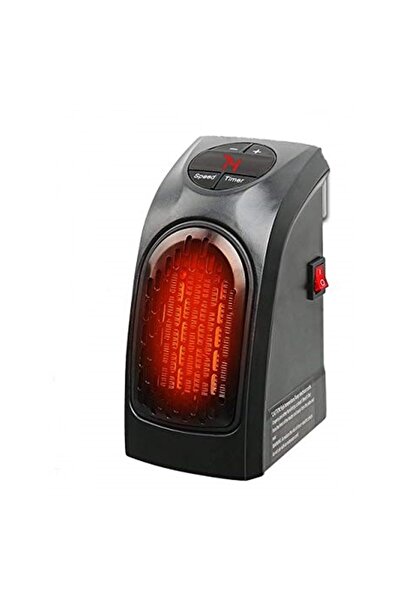 dalimag Mini încălzitor portabil, încălzitor practic, 400 W, negru