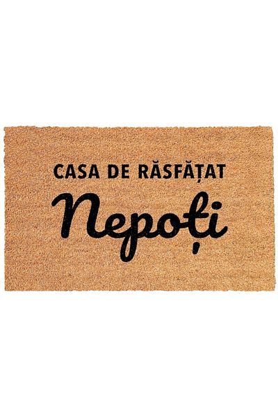 OEM Personalized Entry Rug with Message - House for Spoiling Grandchildren, 40x60 cm