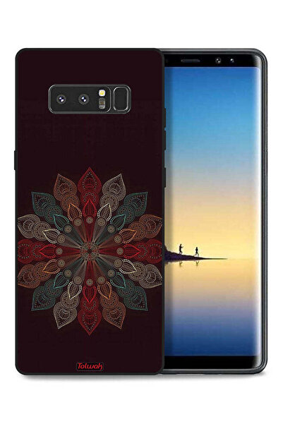 Tolwak غطاء حماية لهاتف سامسونج جالاكسي نوت 8 بتصميم زهرة ماندالا
