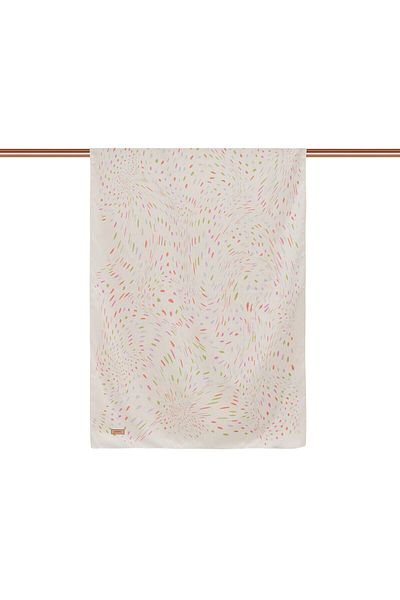 ipekevi Beige Mosaic Speckle Cotton Shawl