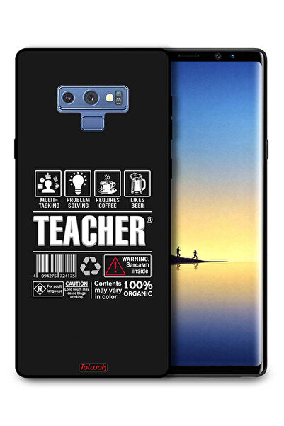 Tolwak غطاء حماية لهاتف سامسونج جالكسي نوت 9 - ملصق المعلم