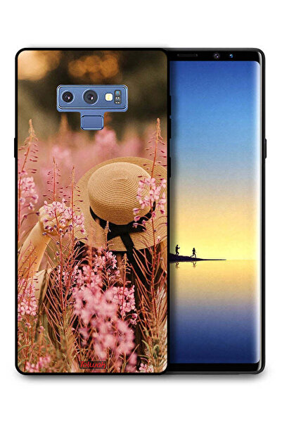 Tolwak غطاء حماية لهاتف سامسونج جالكسي نوت 9 بتصميم فتاة قبعة مزينة بالزهور