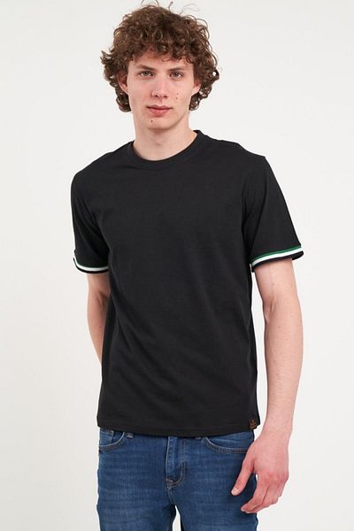Kenvelo Tricou barbat deculoare uniforma cu logo