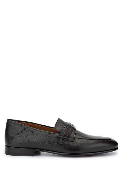 Valentino Men's Genuine Leather Brown Classic Shoes