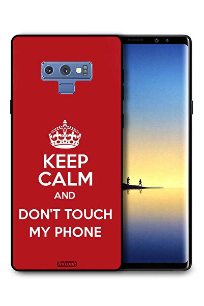 Tolwak غطاء حماية لهاتف سامسونج جالكسي نوت 9 - حافظ على هدوئك ولا تلمس هاتفي