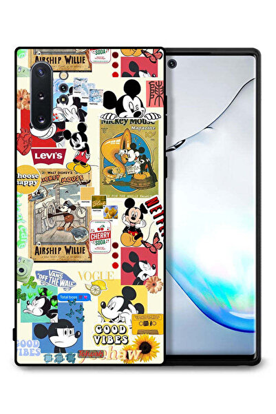 Tolwak غطاء حماية لهاتف سامسونج جالكسي نوت 10 بلس مع ملصقات ورسومات مميزة