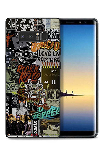 Tolwak غطاء حماية لهاتف سامسونج جالكسي نوت 8 - تحيا موسيقى الروك آند رول