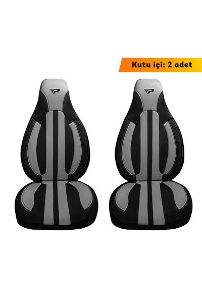 Panda Kılıf Panda S Series Lakos Fabric Orthopedic Supported Automatic Seat Cover - Front Two