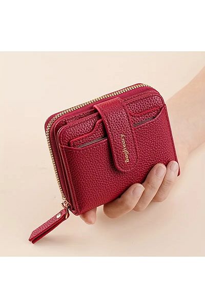ELİŞİ MODA Wallet Suitable for Daily Use, Zippered Wallet, Stylish Gift Wallet, Convenient Mini Women's Wallet