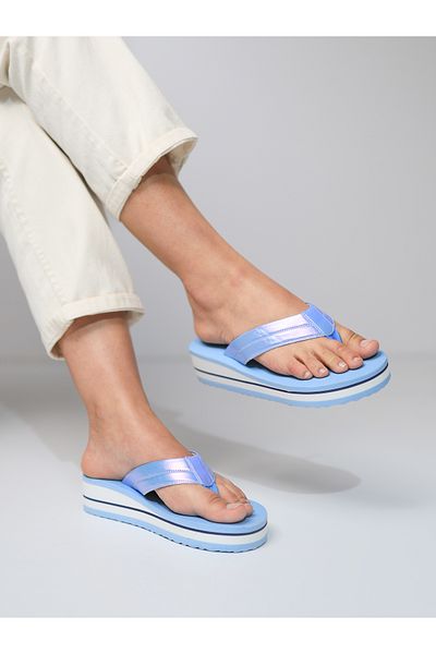 HANOX Viola Wedge Heel Women's Flip Flops Beach Slippers Flip Flops (4.5) cm