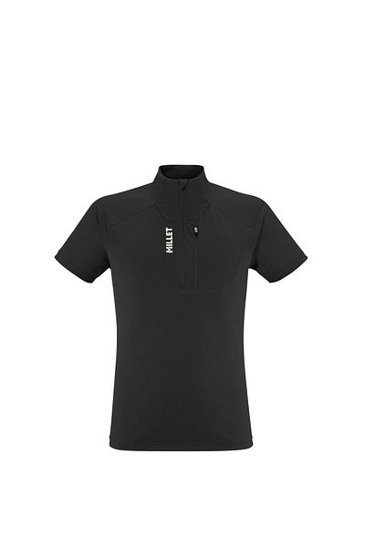 Millet Kamet Men's Map Short Sleeve Men's T-Shirt Miv10457 0247 Black-Xl