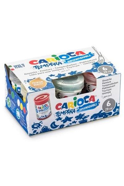 CARIOCA Carioca tempera watercolors 6Ã25 ml set
