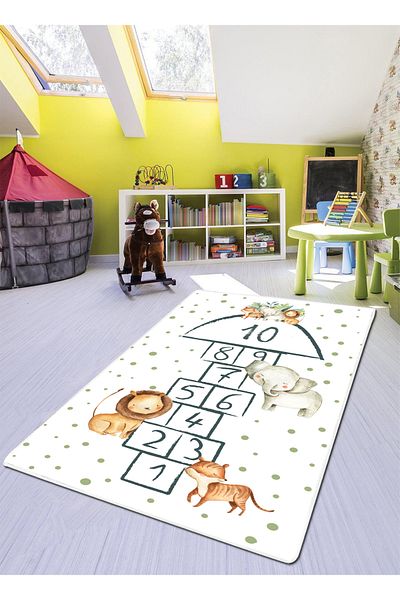 palermo home With digital print, with non-slip base, carpet for children's room, carpet for living room.