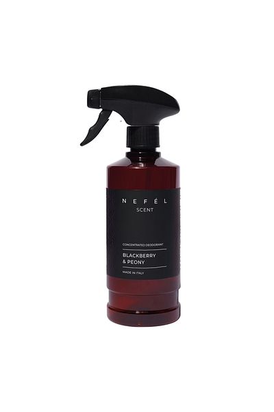 NEFEL INTERCHEM NEFÉL SCENT- Concentrated deodorant spray with Blackberry&Peony aroma, 480ml