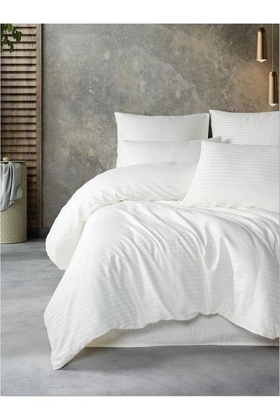 PATRON SHOES Special Cardboard Boxed Double 100% Cotton Satin Duvet Cover Set (2 Pillows)