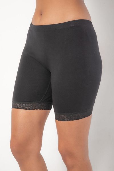 Onurel Cotton Lace Long Black