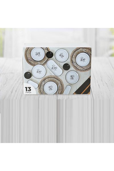 Keramika 13 Piece Breakfast Set for 6 People Msh
