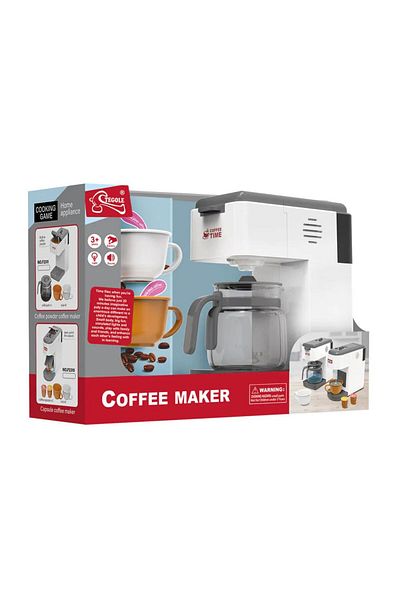 TEGOLE Playset Coffee Maker with Sounds, Lights and Accessories for Kids Tegole