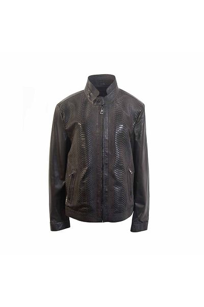 MOCASSINI Franco Armondi Men's Leather Coat 19456