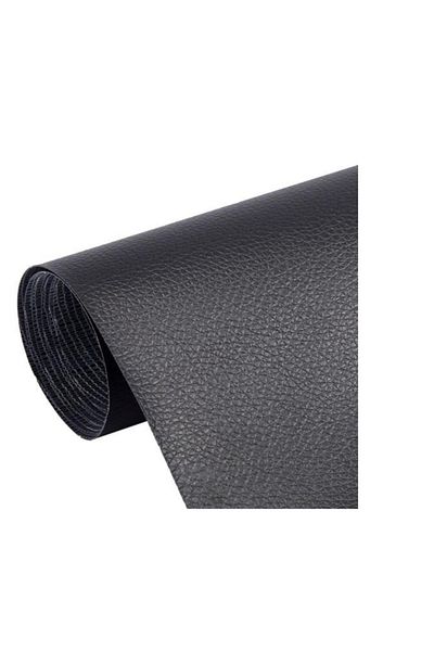 OEM Self-adhesive PU leather roll for repairs, 60 x 350 cm, black