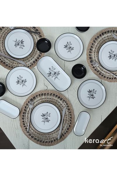Keramika 13 Piece Breakfast Set for 6 People Msh