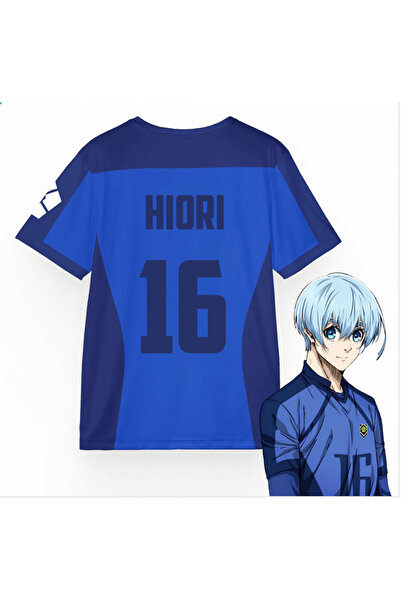 Minga London Blue Lock Hiori 16 Numara Forma Unisex T-shirt -Mingalondon