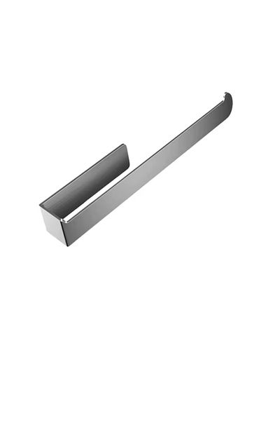 OEM Towel holder, length 37 cm, self-adhesive fastening, stainless steel, silver