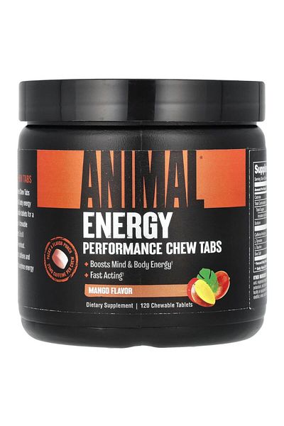 Universal Nutrition أداء الطاقة، مانجو، 120 قرصًا قابلًا للمضغ