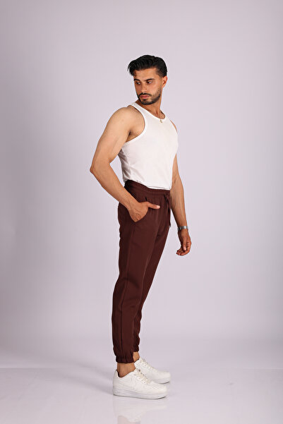 JAKOTTO Men's Lycra Woven Trousers with Elastic Waist and Legs