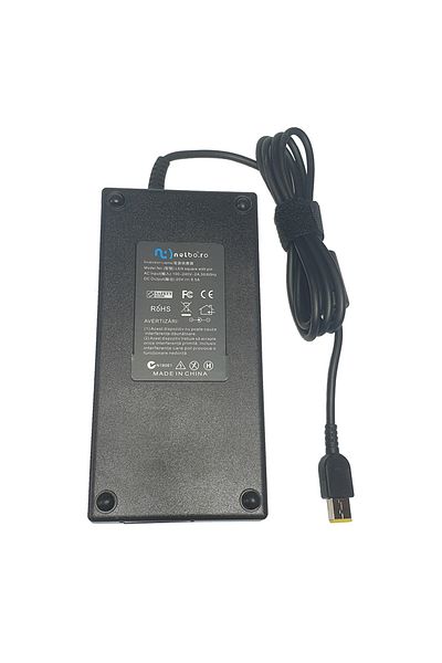nelbo nelbo charger compatible with Thinkpad p70, 170w, 20v, 8.5a, rectangular usb with pin