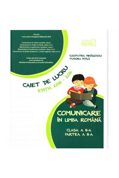 Art Educational Romanian - grade 2 - Workbook. Part 2. 2015-2016 - Cleopatra Mihailescu, Tudora Pitila