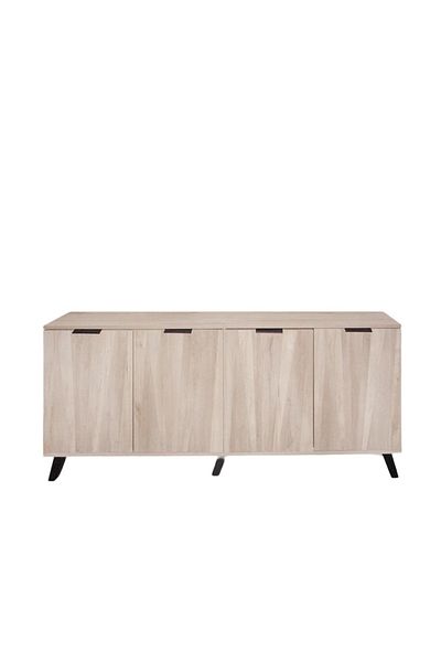 DEC22 Multi-colored buffet cabinet with a modern design