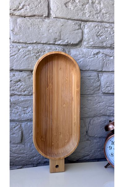 ARİN MODA Bamboo Presentation Plate Serving Plate Large Size:28/13/4 by Arin Homteks