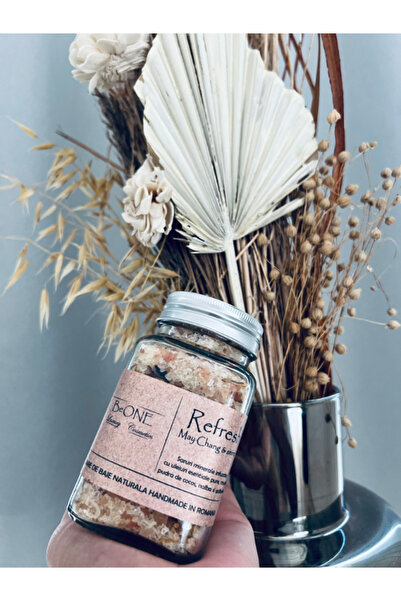 BeOne Cosmetics Refresh - Sare de baie infuzata cu uleiuri esentiale, plante ...