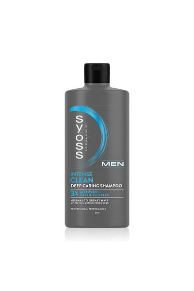 Syoss Men Clean & Cool Shampoo for Normal to Greasy Hair, 440ml