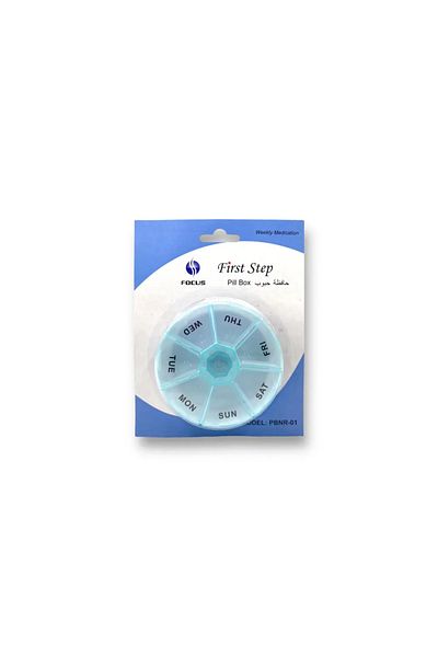 First Step Pill Box Round Weekly