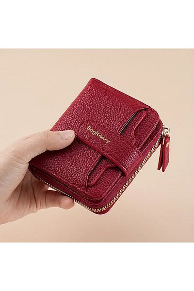 ELİŞİ MODA Wallet Suitable for Daily Use, Zippered Wallet, Stylish Gift Wallet, Convenient Mini Women's Wallet