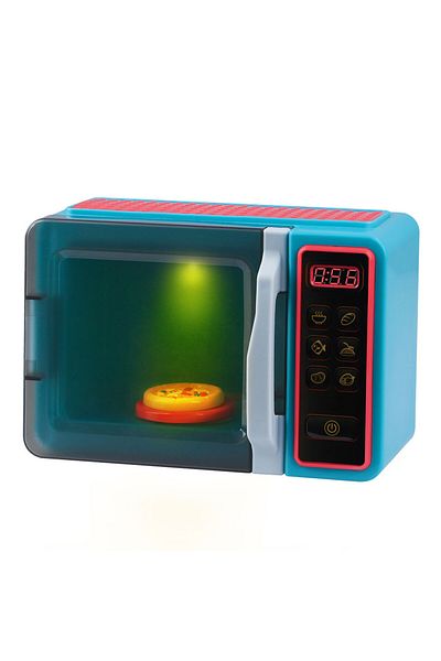 Play Go PlayGo Microwave Playset with Sounds and Lights Blue