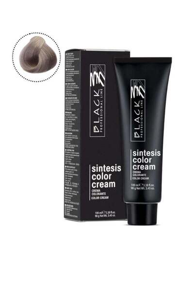 BLACK PROFESSIONAL LINE كريم سينتيسيس الرمادي الأسود الاحترافي 0.1 - لون شعر دائم لتصبغ مكثف